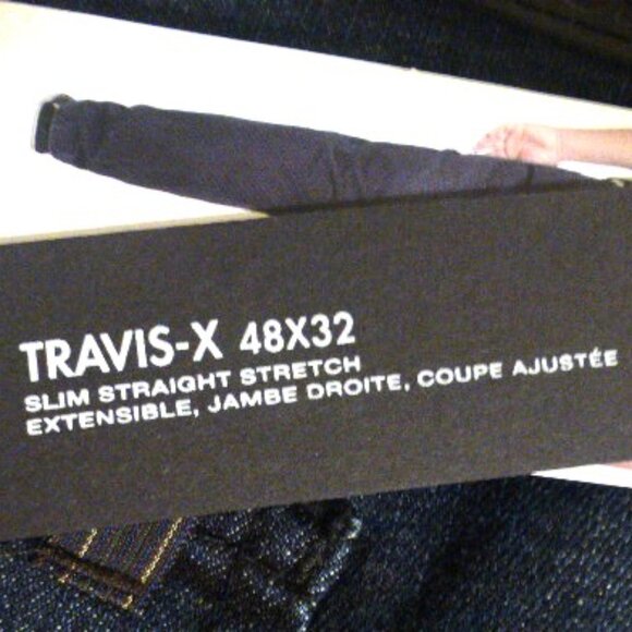 2x Men's BUFFALO JEANS 48 x 32 Slim Straight Stretch Jeans Men's Blue Jeans - Picture 6 of 12